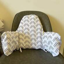 1 件婴儿座椅高脚椅垫宝宝餐椅沙发椅双面印花座椅套高脚椅充气靠背垫，内置充气垫，宝宝坐着更舒适
