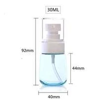 30ml/1oz Mini Fine Mist Spray Bottle – Clear Empty Travel-Size Bottle, Suitable For Cosmetics, Skincare, Lotion & Perfume, Small Capacity Fine Mist Sprayer Dispenser - Blue - View 7