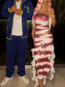 Women Summer Long Bandeau Dress Off Shoulder Strapless Slim Striped Tube Top Dress