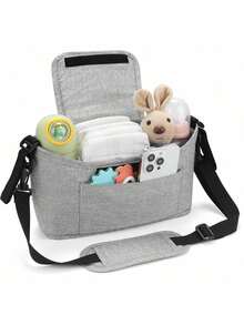 婴儿推车包婴儿尿布妈咪包大容量婴儿车收纳袋杯架奶瓶婴儿车配件挂袋