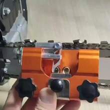 A Portable Chainsaw Sharpener (With 5 Grinding Heads), Chainsaw Sharpening Kit, Quick Chainsaw Sharpening Tool, Portable Hand Crank Chain Grinder, Electric Chainsaw File/Sharpening Accessories, Suitable For All Kinds Of Chainsaws