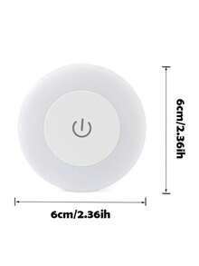 1 件 LED 触摸感应小夜灯，USB 可充电磁性壁灯，适用于房间、走廊、卧室、便携式小夜灯、户外花园灯。户外照明灯具 - 白色 - 查看 10