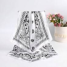 4Pcs Satin Large Square Head Scarves ,35Inch Silk Like Neck Scarf Hair Sleeping Wraps Satin Silk Scarfs For Women - 多顏色 - 查看 4