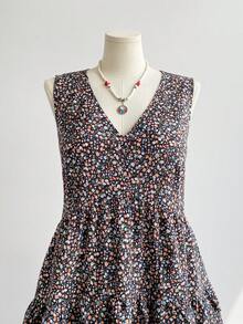 Rusttydustty 宽松V领休闲长裙，适合大码女性，波西米亚风格，适合复活节、海滩、音乐节、热带度假、网络星期一、圣诞节、感恩节、新年派对等场合。