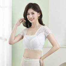 1pc/2pcs Mesh Camisole With Washable Underarm Sweat Pads, Invisible Plus Size Breathable Sweat Absorbing Pads, Thin Vest, Sweat Absorbing Camisole, Suitable For Underarm Sweat Protection For Women And Girls, Washable, Sweat-Wicking And Quick-Drying