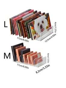 2pcs/1pc Eyeshadow Palette Organizer, Cosmetic Storage Box, Makeup Holder Display Stand, Suitable For Vanity, Bathroom Counter, Cabinet, Photography Props,Organizers,Drawer Divider,Organisation,Perfume