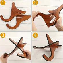 Soporte para ukelele y guitarra, fácil de instalar, adecuado para ukelele, Kalimba, soporte plegable portátil para instrumentos, conveniente para colocar la guitara