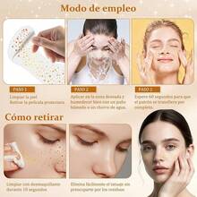 12 Piezas de Tatuajes Temporales de Pecas con Brillo Dorado, Impermeables y Resistentes al Agua para Mujeres, Adecuados para Festivales, Fiestas, Carnavales, Eventos Especiales (Dorado F) - Oro F - Ver 10
