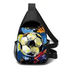 Crossbody Bag, Astronaut'Style For Your Kids,Chest Pocket Sport Bag In Colourful,Festive Astronaut Printed - Casual Style Shoulder Bag, Polyester Material