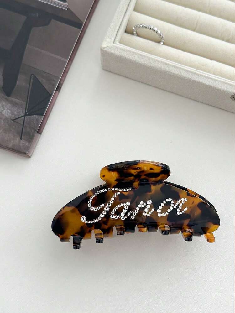 可定制水钻豹纹发爪夹，适合婚礼、新娘、节日以及送给女友的礼物，色彩缤纷、可爱、俏皮、趣味十足、卡哇伊、千禧风、时尚、男女皆宜、休闲百搭、可定制、个性化、独一无二、个性化定制，是送给他的理想礼物，也是送给她、男友、女友、家人、朋友的理想礼物，定制发饰，充满度假风情。 - 彩色 - 查看 5