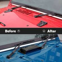 Hood Vents - JK TJ - Ventanilla para capó, color negro - View 2