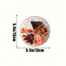 1pc Transparent Rotating Parrot Puzzle Feeder, Automatic Food Dispenser, Rotating Chew Snack Box, Acrylic Parrot Feeding Wheel, Interactive Bird Treat Dispenser And Intelligence Training Toy, Suitable For Cockatiel, Lovebird, Cockatoo And Conure - Multicolor - View 4