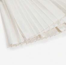 Skechers 新款女童雪紡百褶裙運動短裙 - 白色 - 查看 5