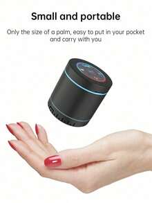 Wireless 5.0 Stereo Wireless Speaker - Portable Compact Speaker System, -C, Suitable For Outdoor/Indoor Parties, Camping, Beach - Compatible With Smartphones/Tablets (Red/Black/Yellow), Portable Speaker With RGB Lights