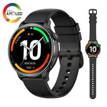 Smart Watch (Answer/Make Calls)SMS Reminder, Smart Watche With 1.32" AMOLED HD Full Screenhigh For Women Men, Women's Elegant Round Watch Built-In GPS, Fitness Tracker 50+ Sports Modes/Heart Rate/SpO2/Sleep Monitor/Women's Health/Step Counter/Compass/Custom Watch Face, IP68 Waterproof, Fashion Women Smartwatch For Android IOS Gifts For Women