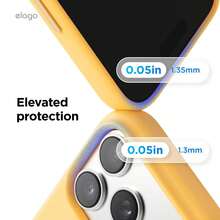 Elago Minimalist Dopamine Magnetic Liquid Silicone Case For IPhone 17 Pro Max, Compatible With MagSafe, Liquid Silicone Material, Protective Cover, Shockproof, Slim Phone, Fashion, Velvet - For Men, For Women, Luxury, Fashion, High Quality - Sunshine - 查看 9
