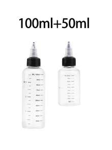 Chai đựng dầu dưỡng tóc 30/50/100/230ml có nắp đậy, dạng bóp, chai nhựa trong suốt, chai PET rỗng có vạch chia, chai đựng thuốc nhuộm tóc có vạch chia, tiện lợi để thoa lên chân tóc, hộp đựng mỹ phẩm có thể tái sử dụng với nắp vặn và vạch chia, thích hợp cho mực lỏng, sơn dầu, thủ công mỹ nghệ, chăm sóc tóc chuyên nghiệp, nhuộm và tạo kiểu tóc, vật dụng cần thiết khi đi du lịch. - Nhiều màu - Xem 17