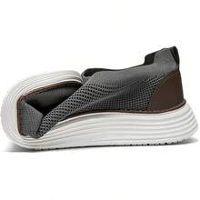Mens Slip On Loafers Boat Shoes Non Slip Walking Shoes Running Shoes Fashion Sneakers For Men Comfort Lightweight Breathable Casual Office Shoes-20256688 - 深灰色 - 查看 10