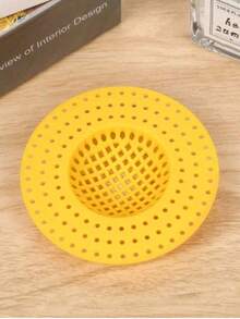 100个一次性厨房水槽垃圾过滤网 排水池水槽洗碗机沥水网 厨房水槽过滤器 浴室水槽网袋 排水收集 厨房食物垃圾收集 (颜色款式随机)