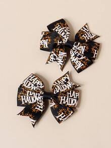 2/8 sztuk dla dziewczynek, śliczne spinki do włosów z motywem dyni, ducha, czarodzieja, potwora, nietoperza, spinki do grzywki, ozdoby do kucyka, odpowiednie na przyjęcia świąteczne, akcesoria do włosów na Halloween