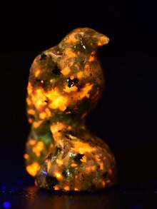 CUPIDCRYSTAL Figurină de corb sculptată din cristal natural, un cadou de piatră de cristal potrivit pentru decorarea casei, cristal vindecător cu piatră de meditație energetică, o alegere perfectă de cadou de Halloween pentru familie și prieteni.