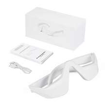 Eye Massager 3D Red Light Massager, Microcurrent Eye Face Led Red Light Beauty Device,Dark Circle LED Eye Beauty Device, Care And Beauty Device - Microcurrent Eye Massage Device, Red Light Beauty Device,4 Modes, Relieves Dark Circles, Eye Bags And Wrinkles