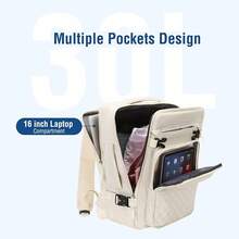 Multipurpose Small Backpack - Bej - Görünüm 9