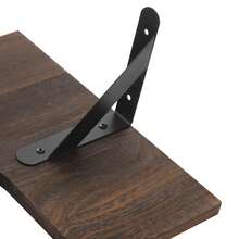 YUNRUX Folding Tables - Chocolate Brown - View 10