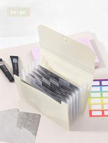 1 st stämpelplatta för nagelkonst, professionell stämpelhållare, skyddande förvaringsfodral för stämpelplattor med flera fack - Multifärgad - Visa 12