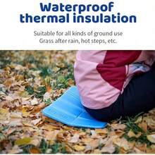 4 Stücke faltbares Sitzkissen für den Außenbereich, XiXiRan Outdoor Thermokissen, für Erwachsene und Kinder, für Garten, Camping, Picknick, Wandern (4 Farben)