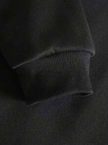 Men's Fashionable Thermal-Lined Moon & Star Print Hoodie Sweatshirt, Fall/Winter