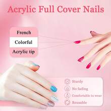 Press On False Nails - French Whites - View 10