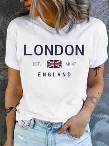 Tops mujeres camisetas gráficas mujeres disfraz halloween mujer trajes de vacaciones mujeres Ropa para el hogar Camisa - Blanco - Ver 1