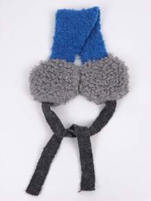 1 Stück zweifarbige Polyester Ohrenschützer, Damen Outdoor Ohrenwärmer, faltbares Stirnband, vielseitiger Nackenwärmer, größere Abdeckung für mehr Wärme, koreanische Mode