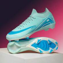 1 双推荐新款足球鞋，适合学校、学生、比赛、训练、低帮、长钉、耐磨、防滑、适合青少年和成人、男女通用 - 月色 - 查看 1