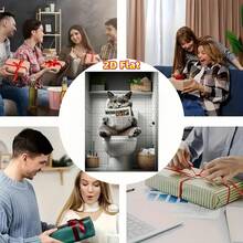 1 Caja (1000 piezas) Rompecabezas plano 2D para adultos con gatos British Shorthair leyendo, que mejora la coordinación mano-ojo, regalo educativo para Halloween, Acción de Gracias, Navidad, Año Nuevo, Día de San Valentín, para mayores de 14 años, juego de rompecabezas avanzado para adultos