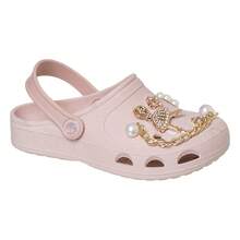 Children's Babouche Flip Flop Girl's Sandal With Ornaments - Bụi hồng - Xem 3