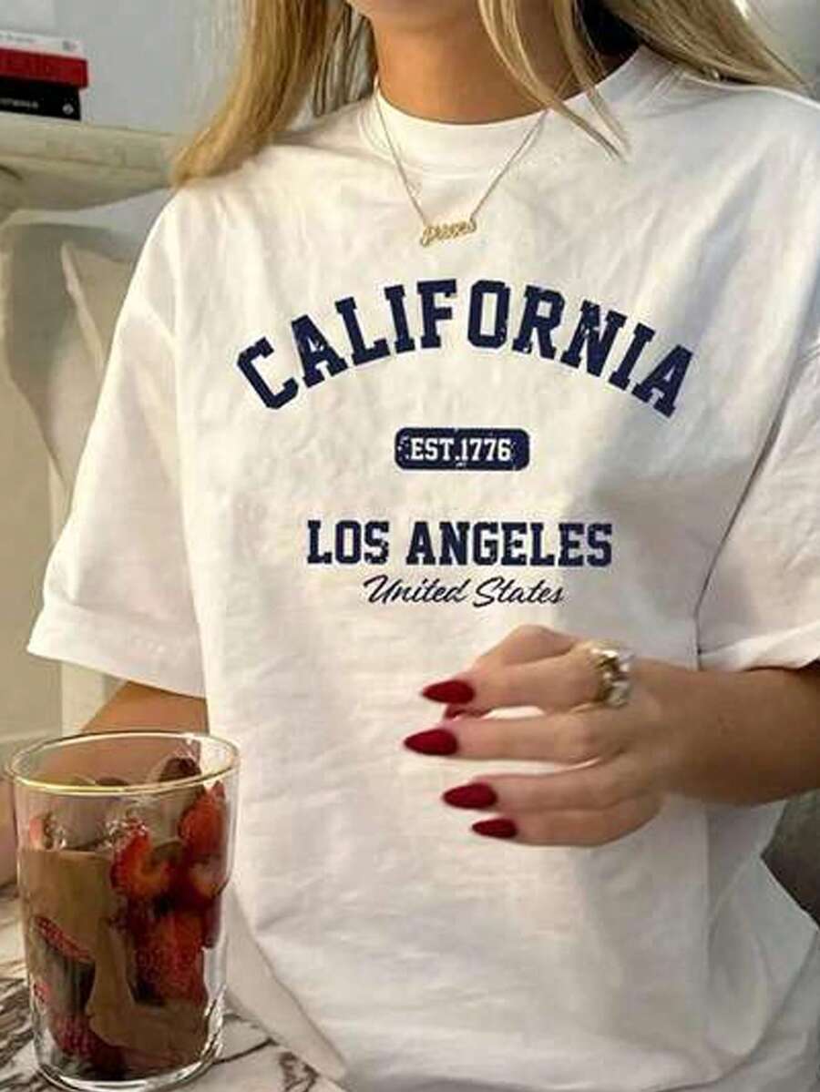 Tops mujeres camisetas gráficas mujeres disfraz halloween mujer trajes de vacaciones mujeres Ropa para el hogar Camisa - Blanco - Ver 1