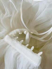 100cm Detachable Women Shawl, Suitable For Wedding Bride Dress, Boat Neck, Backstrap