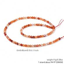 1 streng 4mm Natuursteen Edelsteen Ronde Kralen Voor Doe-Het-Zelf Sieraden Maken - 4 mm - Bekijken 25