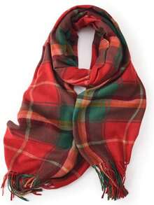 2025 New Arrival Cashmere Scarf Women Shawl Autumn Winter Plaid British Style Thick Warm Birthday Gift