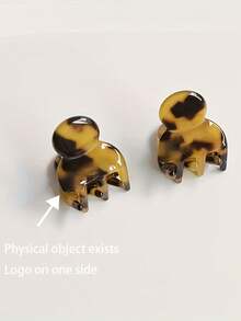 2pcs Solid Color Acetate Ombre Side Bangs Clips, Women Summer Hair Accessories Clips, Elegant Hair Clips Winter Claw Clips Fall Hair Claws Elegant Hair Clutch