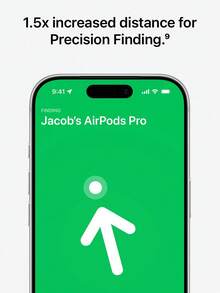 APPLE AirPods Pro 3 Wireless Earbud P57 Dust, Sweat And Water Resistance. - White - View 10