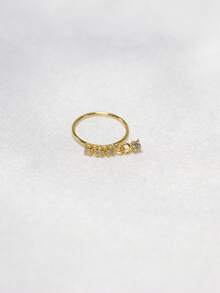 1pc 925 Sterling Silver Nose Ring, CZ Ear Cartilage Earring, Dangle Nose Piercing Jewelry