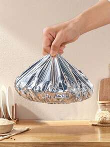 50pcs/10pcs Reusable Aluminum Foil Food Wrap - Heat Resistant Tape, Tabletop Insulation Cover, Aluminum Foil Lid, Kitchen Food Preservation Insulation Film, Suitable For Bowls & Dishes - Insulation, Preservation, Anti-Insect & Dust, Food Warmer Equipment, Kitchen Storage Preservation, Holiday & Daily Use - Multicolor - View 6