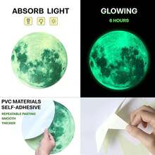 Glow In The Dark Ceiling Star Stickers, Glowing Star Beautiful Wall Decals For Any Room, Nursery Wall Stickers For Bedroom, Glow In The Dark Stars Light Your Ceiling