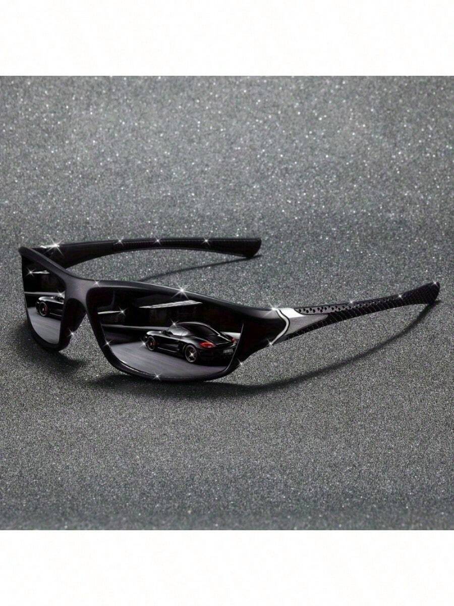 1 Piece Unisex Driving Fashion Glasses Premium Quality Top Rated Square Frame Sports Car Reflective Pattern Anti-Impact Lenses Lightweight Durable IWD 2026 Special Holiday Special Mothers Day 2026 Mom Gift Gift For Mom Mothers Day Gift Best Mom Mommy Gift Gift For Grandma Mum Gift Mother's Day Gift For Mom 2026 Sentimental Gift For Mom Thank You Mom Gift Mothers Day Accessories Mom Birthday Gift Heartfelt Gift For Mom Unique Gift For Mom Mothers Day Surprise Gift For Festive Occasion Car Daily Use Best Gift Choice Hot - 黑色 - 查看 1