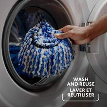 EasyWring RinseClean Spin Mop System, Two-Tank Bucket System - Schwarz - Übersicht 2