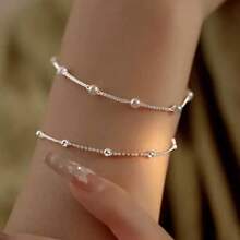 6 件/2 件套装奢华星空闪亮锆石首饰，独特个性化多功能手链套装 - 彩色 - 查看 7