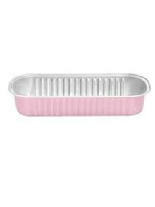 可重复使用的铝箔迷你蛋糕盘 - 6.76 盎司不粘矩形烤盘，适用于烤箱/烤架/空气炸锅，便携式容器，节日烘焙、派对、野餐和露营必备。